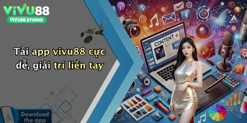 Tải app vivu88 cực dễ, giải trí liền tay